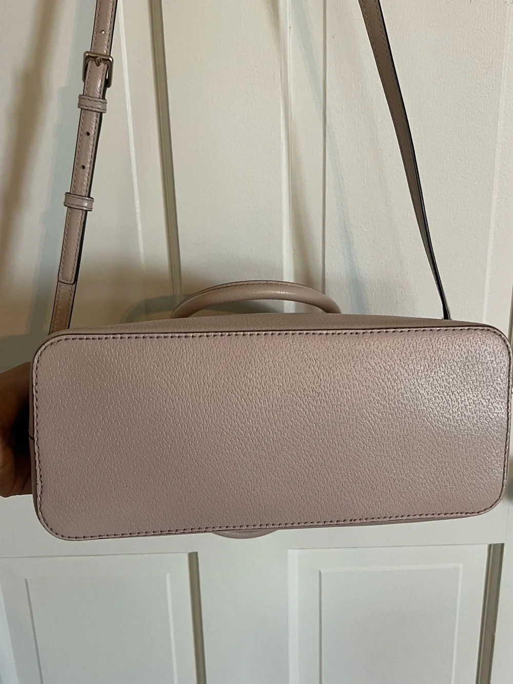 kate spade Two-Tone Black and Taupe Dome Satchel